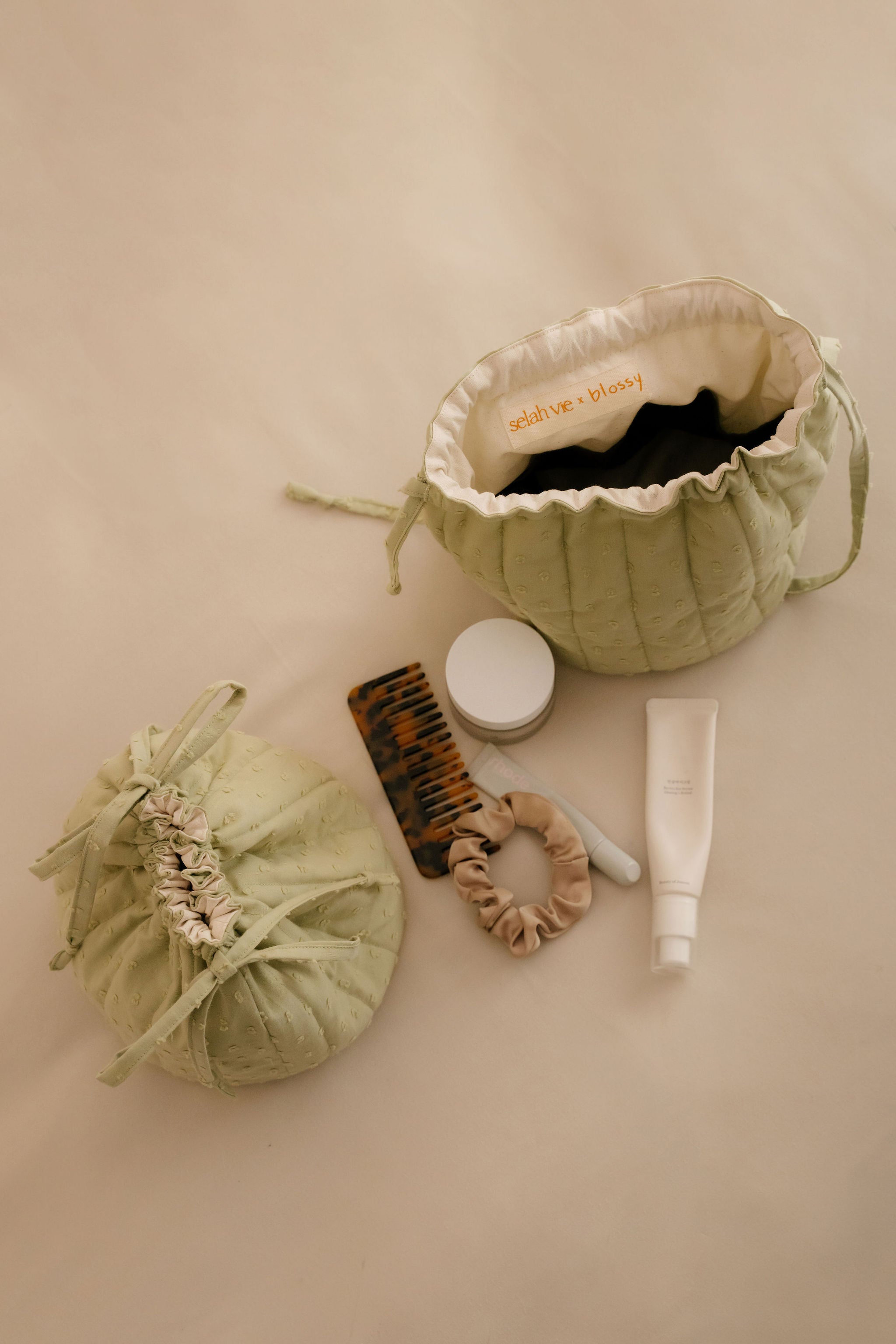 Selah Vie x Blossy - Julia Drawstring Bag