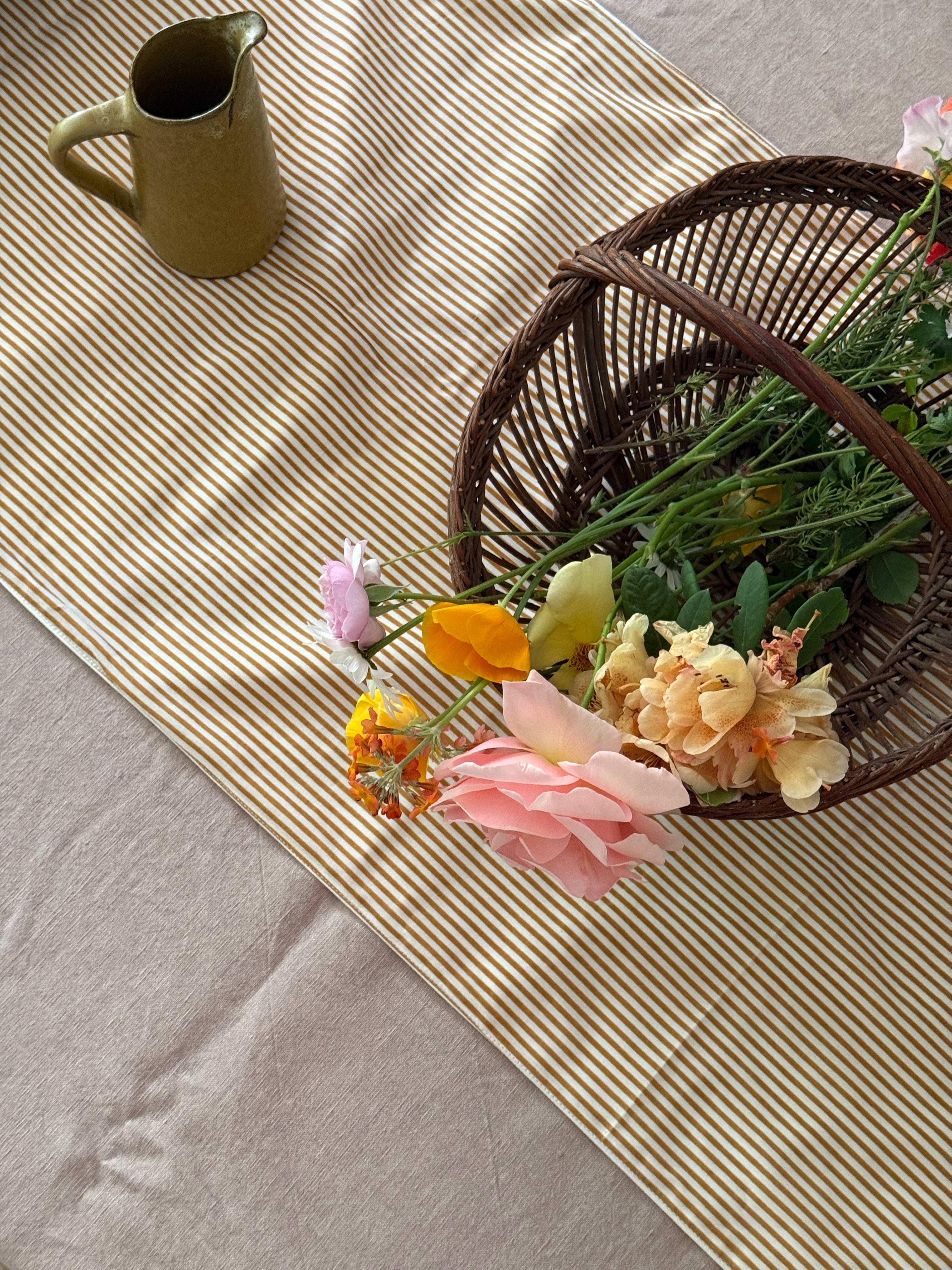 Table Runner - Handblocked 100% Cotton