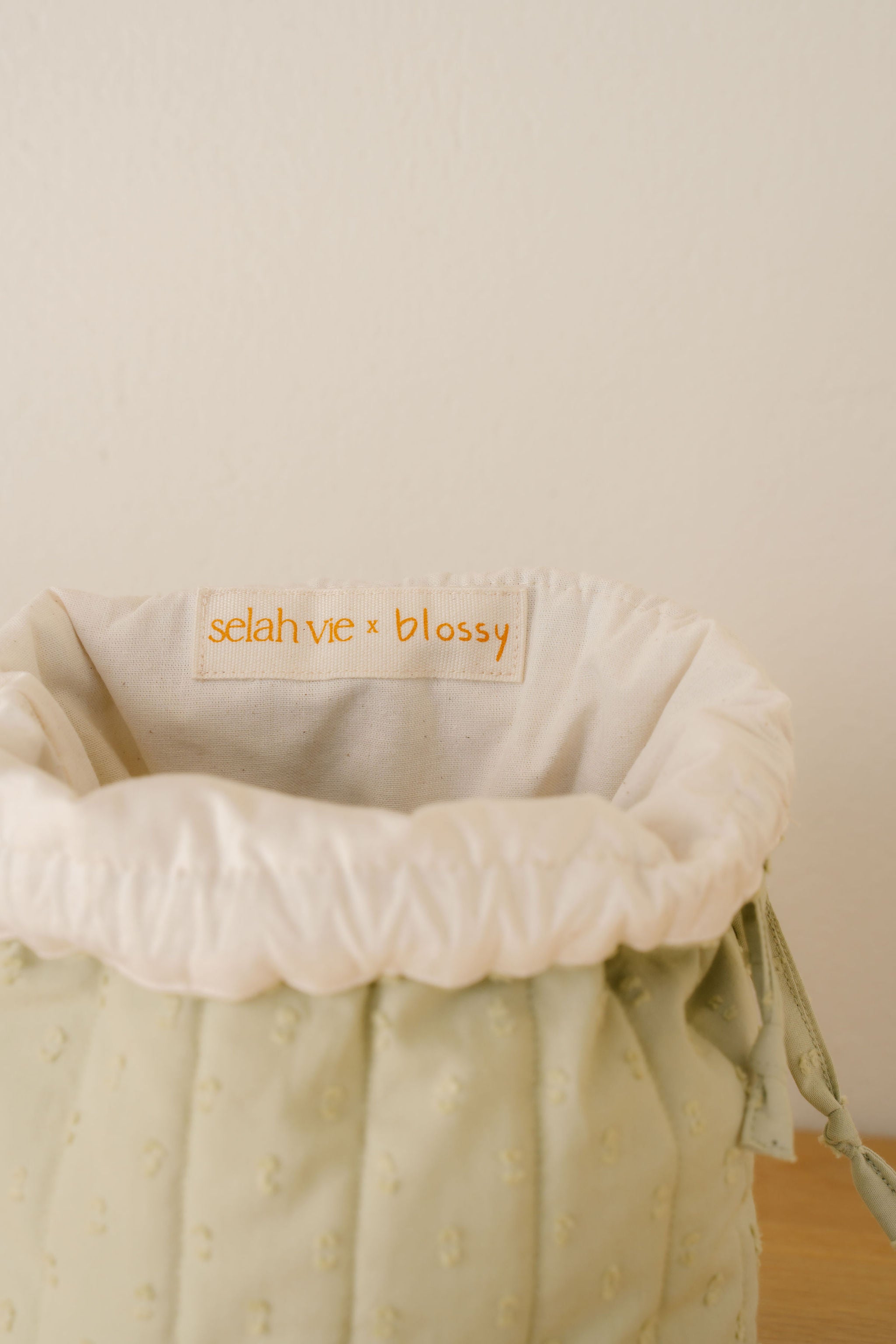 Selah Vie x Blossy - Julia Drawstring Bag