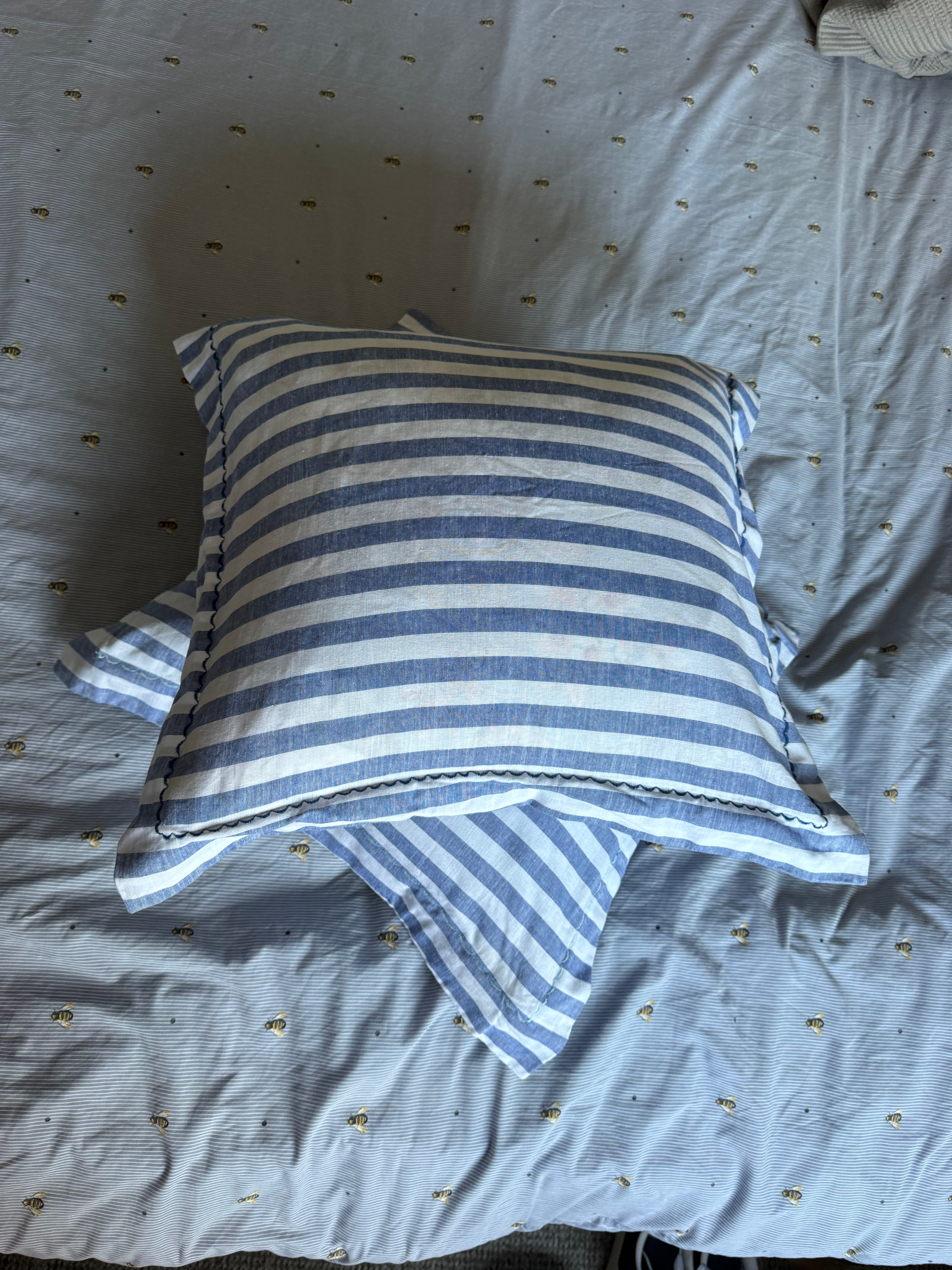 Billie Border Square Cushion